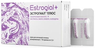 Эстрогиал плюс крем для интимной гигиены №10