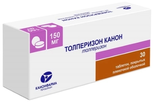 Толперизон Канон таблетки, покрытые плёночной оболочкой 150мг №30 фото в интернет-аптеке "Фармсервис"