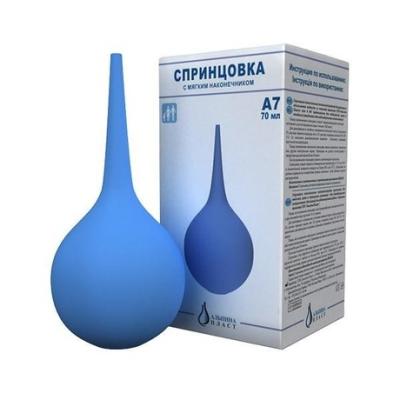 Спринцовка ПВХ А №7 (мягкий наконечник) (инд. уп.)