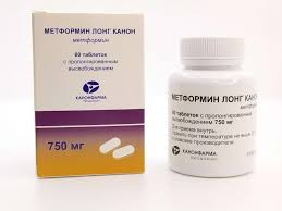 Метформин Лонг Канон таблетки с пролонгированным высвобождением 750мг №60 (банки) фото в интернет-аптеке "Фармсервис"