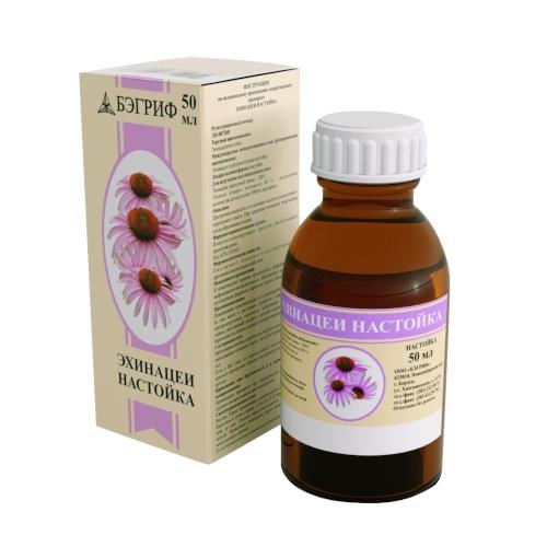 ЭХИНАЦЕИ НАСТОЙКА настойка 200г/1000мл x 50мл №1 фото в интернет-аптеке "Фармсервис"