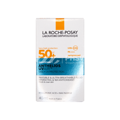 La Roche-Posay ANTHELIOS UVAIR Флюид солнцезащитный легкий для лица SPF-50+/PA++++ 40мл