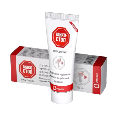 Крем Микостоп для ног 75мл фото в интернет-аптеке "Фармсервис"