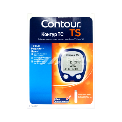 Глюкометр Contour TS (без устройства для прокалывания фото в интернет-аптеке "Фармсервис"