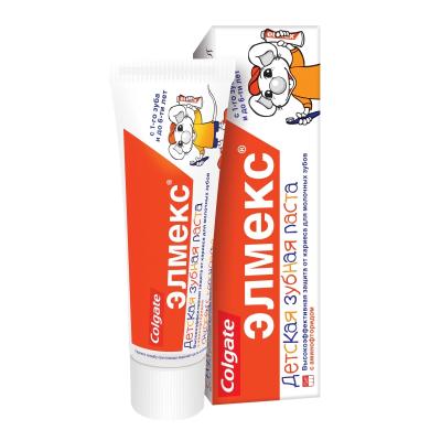 Зубная паста детская COLGATE Elmex 50мл до 6-ти лет (75г) Зубная паста детская COLGATE Elmex 50мл до 6-ти лет (75г)