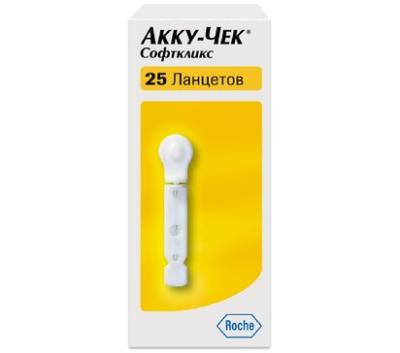 Ланцет ACCU-CHEK Softclix стерильные №25 Ланцет ACCU-CHEK Softclix стерильные №25