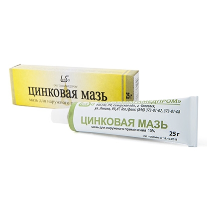 ЦИНКОВАЯ МАЗЬ мазь для наружного применения 10% x 25г №1 фото в интернет-аптеке "Фармсервис" ЦИНКОВАЯ МАЗЬ мазь для наружного применения 10% x 25г №1 фото в интернет-аптеке "Фармсервис"