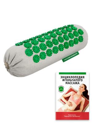 Массажер аппликатор Кузнецова Тибетский валик универсальный (зеленый)