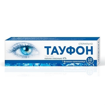 Тауфон капли глазные 4% x 10мл №1 фото в интернет-аптеке "Фармсервис" Тауфон капли глазные 4% x 10мл №1 фото в интернет-аптеке "Фармсервис"