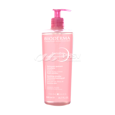 Bioderma Сенсибио гель очищающий 500мл