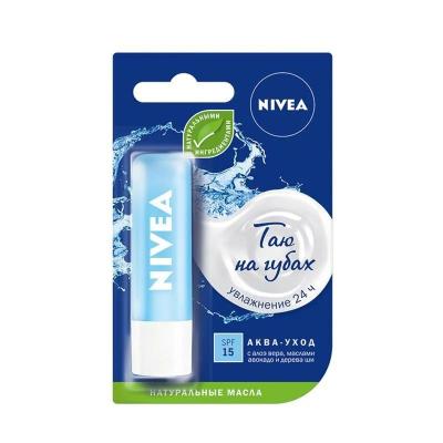 NIVEA LipCare бальзам  для губ  Аква Уход 4,8г фото в интернет-аптеке "Фармсервис"