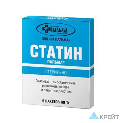 Статин средство для обработки кожи вокруг стомы 1г №5 фото в интернет-аптеке "Фармсервис"
