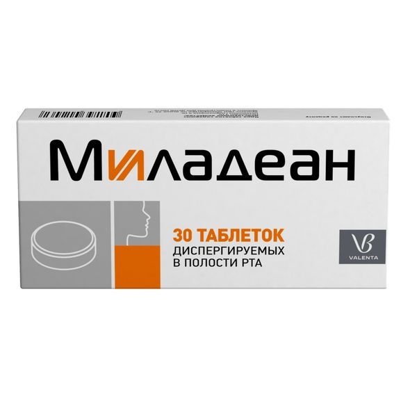 Миладеан таблетки, диспергируемые в полости рта 3мг+5мг №30 фото в интернет-аптеке "Фармсервис"