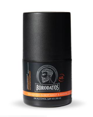 Дезодорант Borodatos парфюмированный Мандарин/бергамот/амбра 50мл фото в интернет-аптеке "Фармсервис"