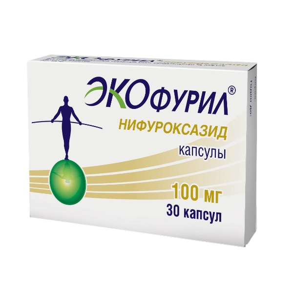Экофурил капсулы 100мг №30 фото в интернет-аптеке "Фармсервис"