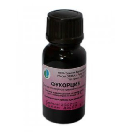 Фукорцин раствор для наружного применения, [спиртовой] x 10мл №1 фото в интернет-аптеке "Фармсервис"