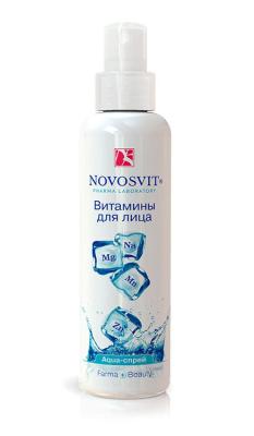Спрей NOVOSVIT Aqua Витамины для лица 190мл