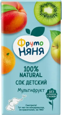 Сок ФРУТОНЯНЯ мультифруктовый 500мл
