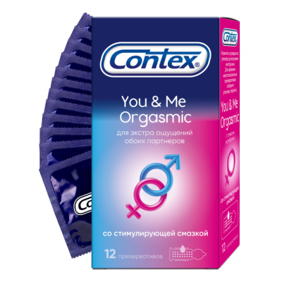 Презерватив CONTEX №12 You&Me Orgasmic