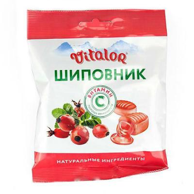 Виталор карамель леденцовая Шиповник с витамином С 60г