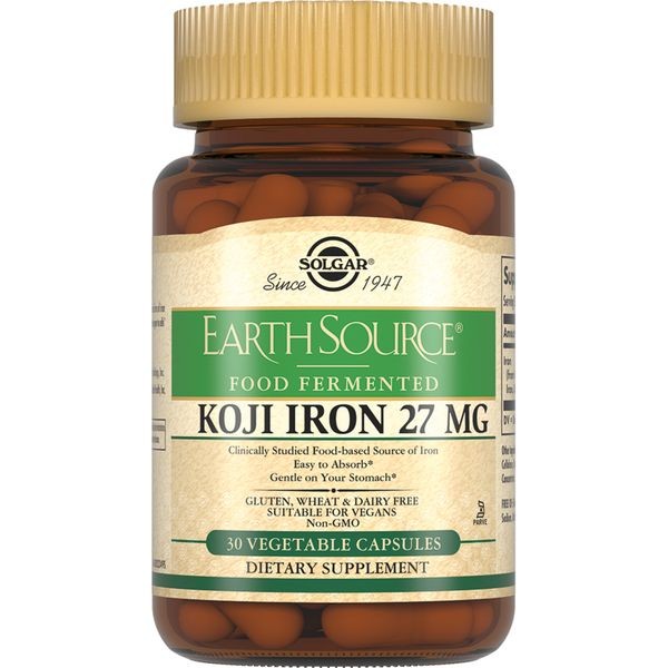 Солгар железо в ферментированной культуре коджи 27мг капсулы №30 фото в интернет-аптеке "Фармсервис"