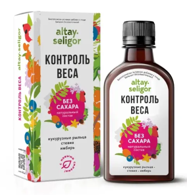 Бальзам безалкогольный АЛТАЙСКИЙ Контроль веса без сахара 200мл фото в интернет-аптеке "Фармсервис"