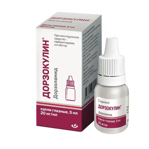 Дорзокулин капли глазные 20мг/мл x 5мл №1 фото в интернет-аптеке "Фармсервис" Дорзокулин капли глазные 20мг/мл x 5мл №1 фото в интернет-аптеке "Фармсервис"