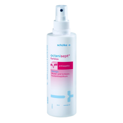 Октенисепт фл.(спрей) 250мл с распыляющим клапаном фото в интернет-аптеке "Фармсервис"