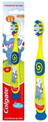 Зубная щетка детская COLGATE супермягкая (с 2 лет) Зубная щетка детская COLGATE супермягкая (с 2 лет)