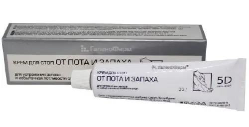 Крем 5 ДНЕЙ для стоп от пота и запаха 35г фото в интернет-аптеке "Фармсервис"