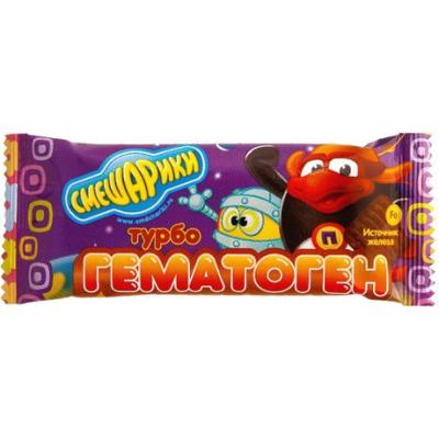 Гематоген детский Турбо плитка 35г (Смешарики) фото в интернет-аптеке "Фармсервис"