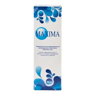 Раствор для контактных линз MAXIMA 360мл + контейнер фото в интернет-аптеке "Фармсервис"
