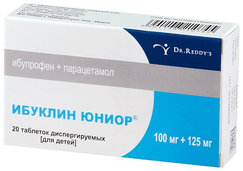 Ибуклин 400мг. Ибуклин (Юниор таб.дисперг. 100мг+125мг n20 Вн ) Dr.Reddys Laboratories Ltd.-Индия. Ибуклин Юниор таблетки диспергируемые 100мг+125мг №20. Ибуклин Юниор для детей 100 мг+125. Ибуклин Юниор таб 100/125 мг №20.