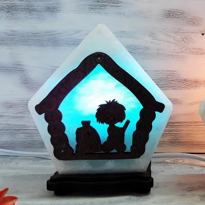 Светильник соляной Домик №6 1,4-2кг белый фото в интернет-аптеке "Фармсервис"