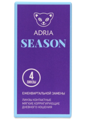 Линзы ADRIA Season (4 линзы) фото в интернет-аптеке "Фармсервис"