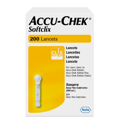 Ланцет ACCU-CHEK Softclix стерильный №200 Ланцет ACCU-CHEK Softclix стерильный №200