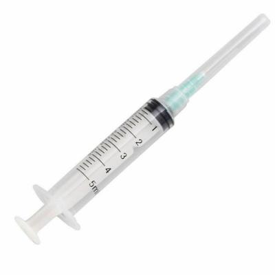 Шприц одноразовый с иглой 5мл (3-х комп.) 22G (0,7х38)