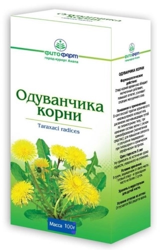 Одуванчика корни корни измельченные 100г №1 фото в интернет-аптеке "Фармсервис"