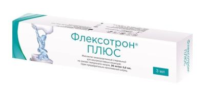 Флексотрон плюс шприц имплантат вязкоэластичный стерильный д/внутрисуст. инъекции 20мг/мл 3мл №1