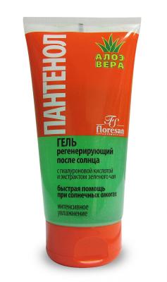 Гель ПАНТЕНОЛ регенерирующий после загара Алоэ-Вера 150мл (Ф-316)