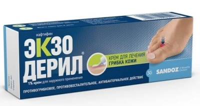 Экзодерил крем 1% 30г