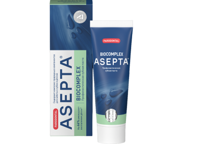 Асепта Биокомплекс зубная паста Здоровые десны 75мл