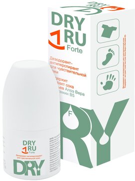 Дезодорант ДРАЙ РУ (DRY Ru) Форте для чувствительной кожи 50мл фото в интернет-аптеке "Фармсервис"