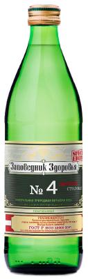 Вода минеральная Заповедник Здоровья №4 0,45л (стекло) винт фото в интернет-аптеке "Фармсервис"
