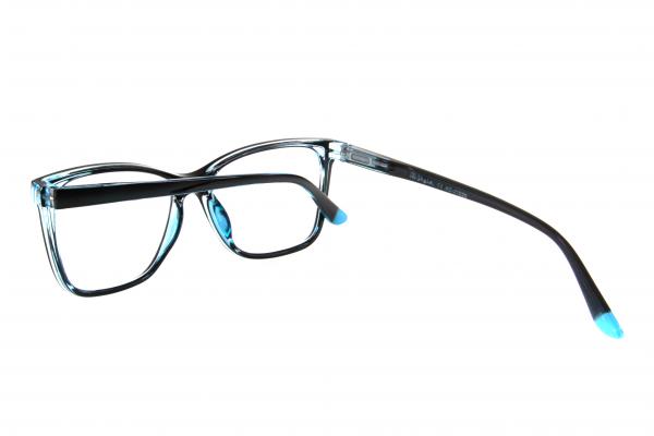 Очки AIRSTYLE корригирующие пластик (арт. KC-21025) черно/голубой фото в интернет-аптеке "Фармсервис"