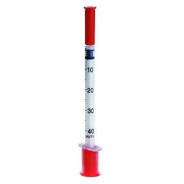 Шприц инсулиновый с иглой 1мл U-40 (3-х комп.) (0,33 х 12,7мм) G29 №10 фото в интернет-аптеке "Фармсервис"