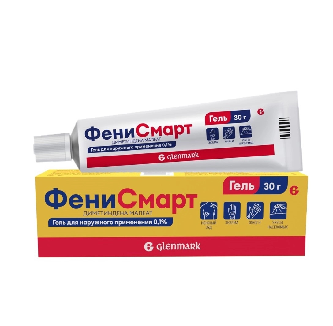 фенисмарт гель 0,1% 50г №1. фенисмарт гель. фенисмарт гель инструкция. фенисмарт 0,1% 30г гель д/наружн. фенисмарт (гель 50г наруж ) гленмарк фармасьютикалз лтд-индия.