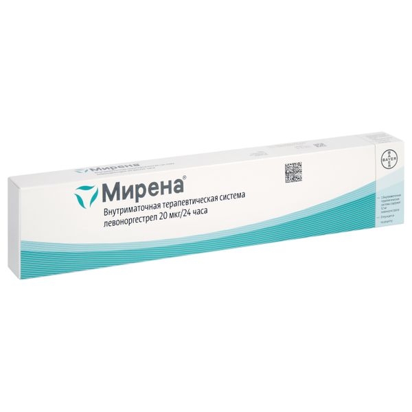 Мирена система внутриматочная терапевтическая 20мкг/сут №1 фото в интернет-аптеке "Фармсервис" Мирена система внутриматочная терапевтическая 20мкг/сут №1 фото в интернет-аптеке "Фармсервис"