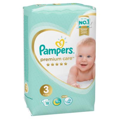 Подгузники PAMPERS Premium Care Midi (6-10кг) №18