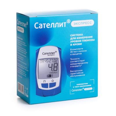 Глюкометр Сателлит Экспресс ПКГ-03 (комплект)